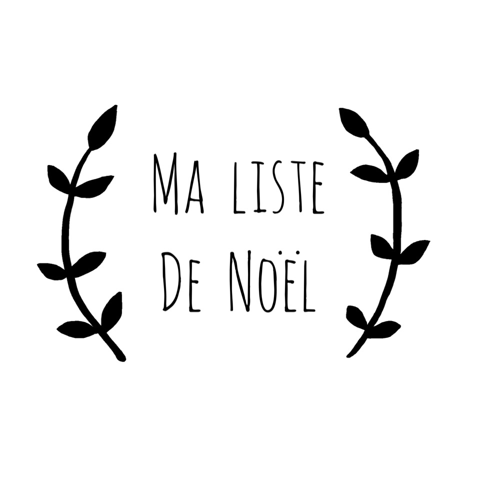 joli modèle de liste de Noël